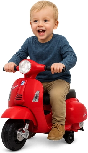 Scooter elettrico per bambini Vespa Mini rosso