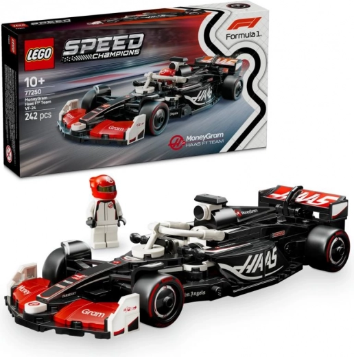 lego speed champions formula 1 moneygram haas vf-24 auto da corsa