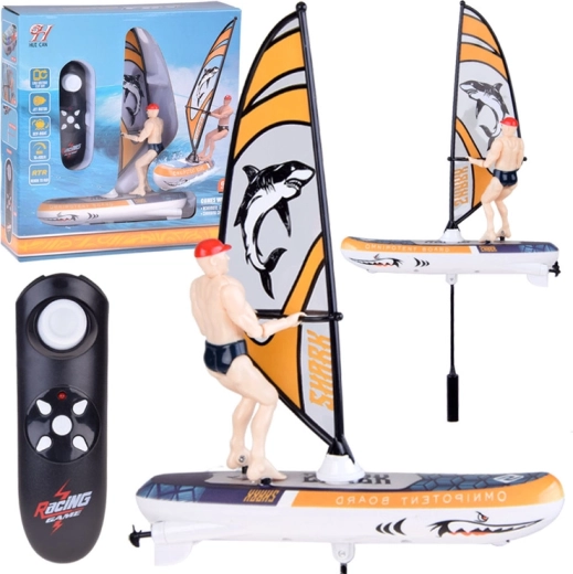 Windsurf RC con illuminazione LED – giocattolo acquatico telecomandato
