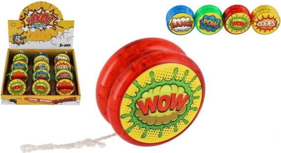 Jojo in plastica illuminato 6 cm