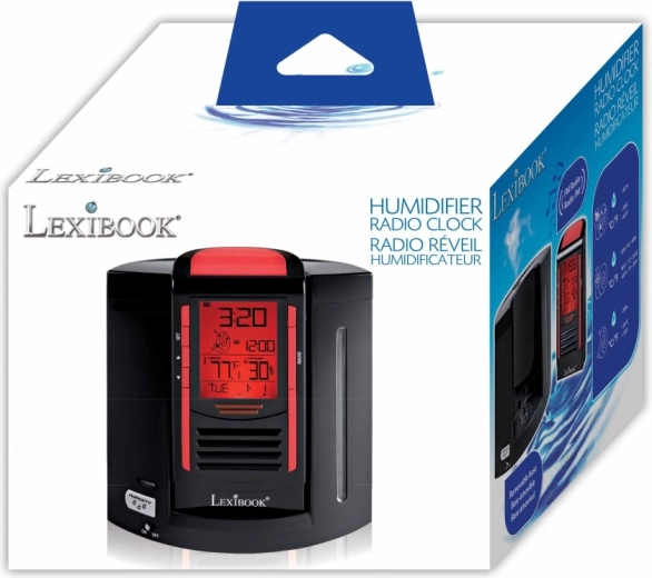 Radiosveglia Lexibook con umidificatore d'aria integrato