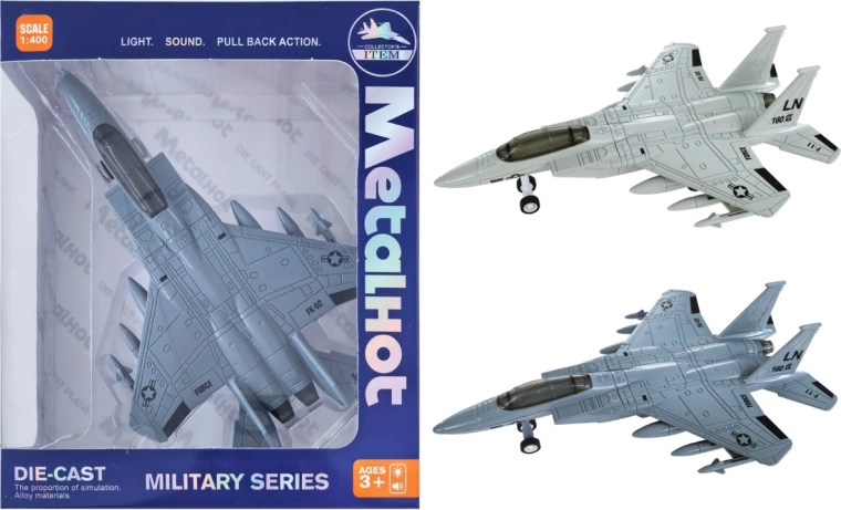 Modello metallico del caccia F-15 Eagle 1:400
