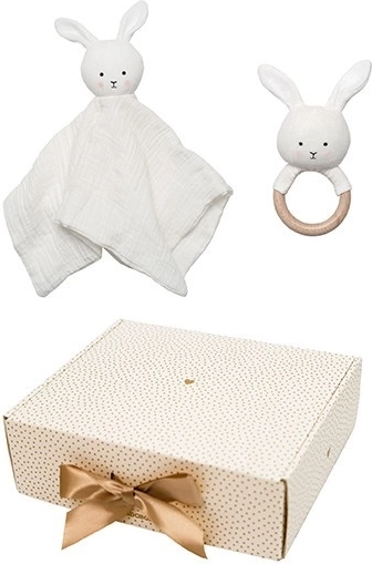 Jabadabado set regalo per neonato Coniglietto