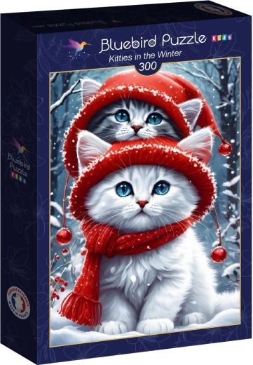 Puzzle Bluebird Gattini in inverno 300 pezzi