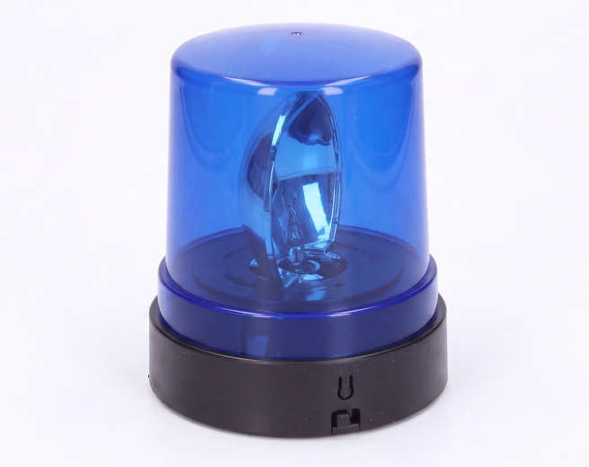 Lampeggiante blu con effetti luminosi e sonori