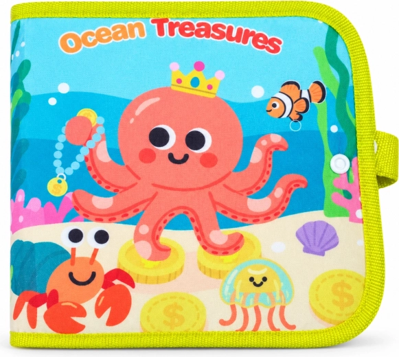 Libro didattico in tessuto Chipolino oceano
