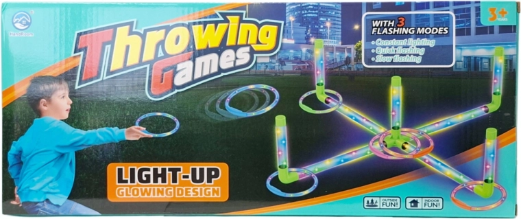 Gioco LED di lancio degli anelli