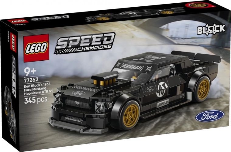 LEGO Speed Champions 1965 Ford Mustang Hoonicorn V1 di Ken Block