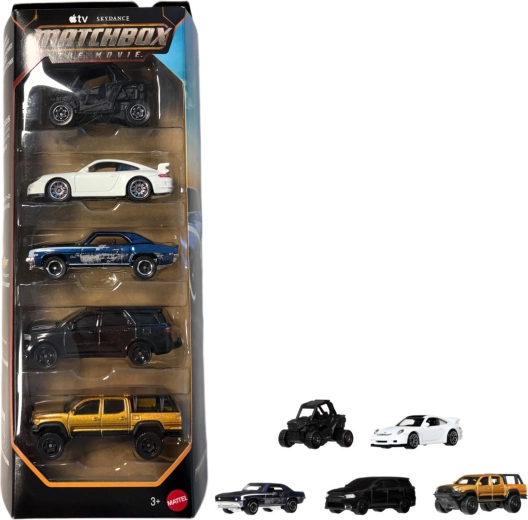 Mattel Matchbox The Movie Villain Pursuit set da 5 macchinine