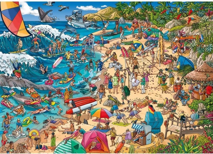 Puzzle Costa Marina 1000 pezzi