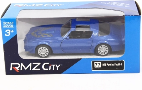Modello in metallo Pontiac Firebird 1978 blu