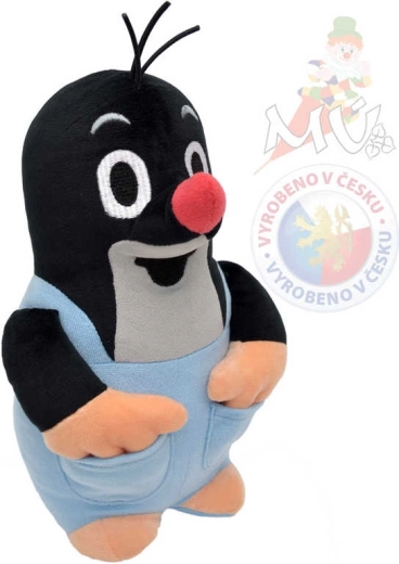 Moravská ústředna Krtek peluche con pantaloncini blu 25 cm - 1 pezzo