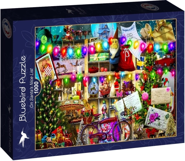 Puzzle Bluebird La lista dei bambini buoni di Babbo Natale 1000 pezzi