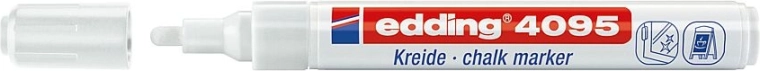 Pennarello a gesso edding 4095 bianco