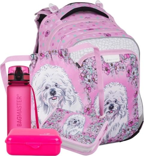 Bagmaster LUMI 24 G grande set scolastico per alunni di prima – cagnolino