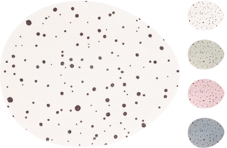 Sottopiatto pasquale a forma di uovo 31 × 36 cm