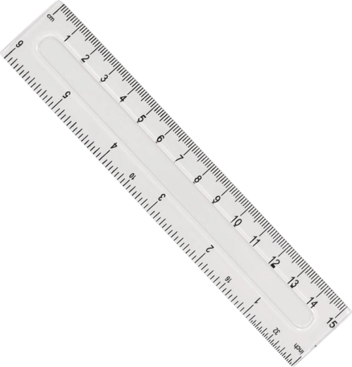 Righello in plastica GRAND 15 cm - 1 pezzo