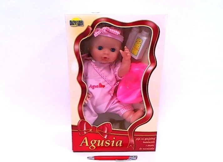 Bambola Agusia beve e fa pipì, 48 cm