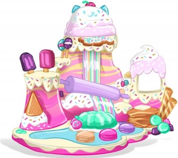 La casa delle bambole di Gabby: grande pasticceria – set di gioco con personaggi