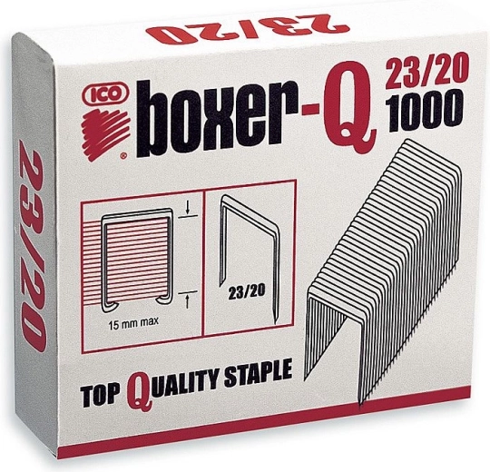 Punti metallici BOXER‑Q 23/20, 1000 pz