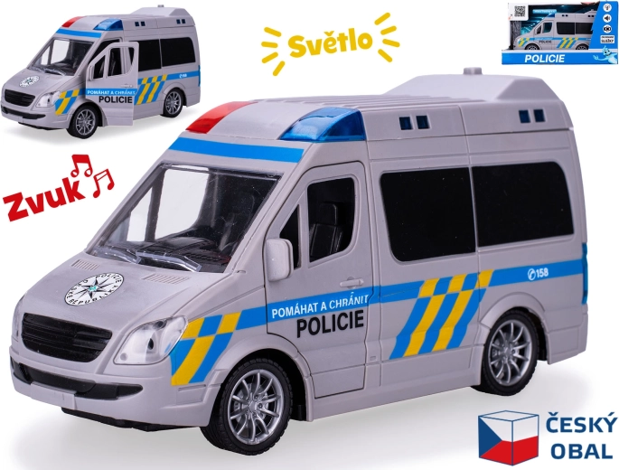 Auto della polizia CZ 1:20 con luci e suoni
