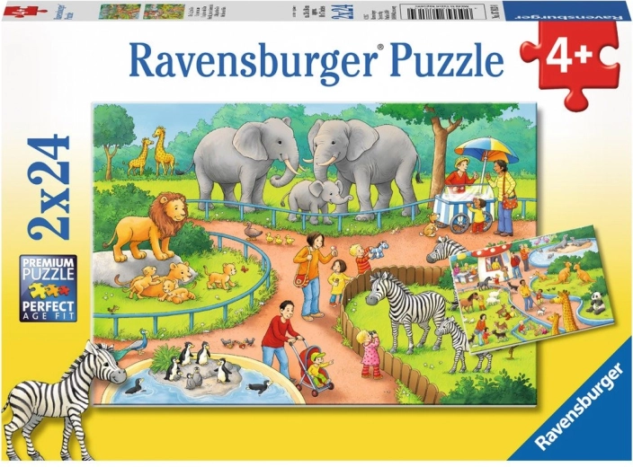 Puzzle Al Zoo 2x24