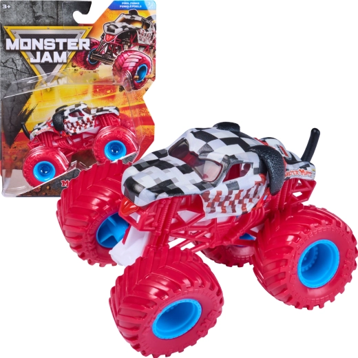 Monster Jam Monster Mutt Dalmatian monster truck in scala 1:64