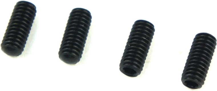 Vite di fermo Jamara M4 × 10 mm con testa tonda, 4 pezzi