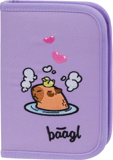 astuccio scolastico BAAGL Capybara – a scomparto singolo in materiale riciclato