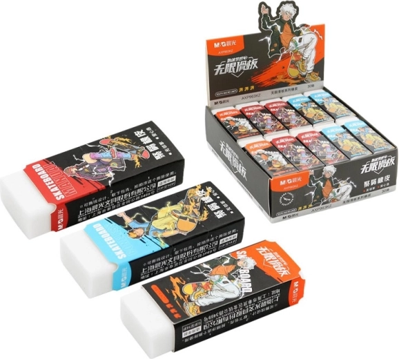 Gomma per matita skateboard (media) - 1 pezzo
