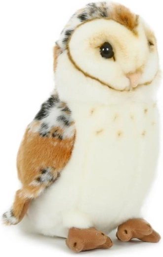 Gufo barn owl di peluche 20 cm