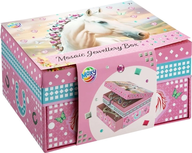 Portagioie mosaico – cavalli