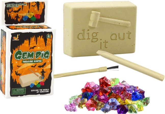 Mini set archeologico Strumenti per l’estrazione di cristalli