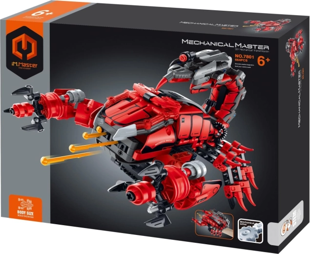 Set di costruzione im.master scorpione da polso – arma meccanica, 664 pezzi