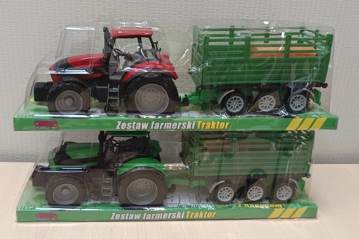 Trattore per bambini con rimorchio