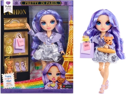 Bambola fashion Rainbow High a Parigi Violet