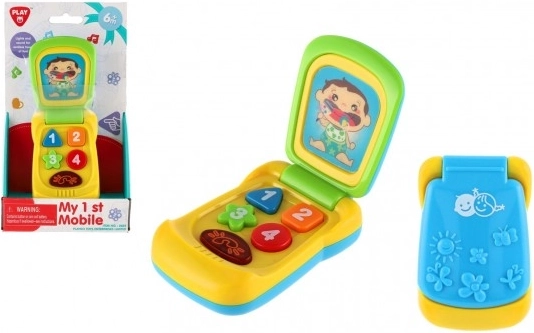 Telefono cellulare pieghevole per bambini con luce e suono 14 cm