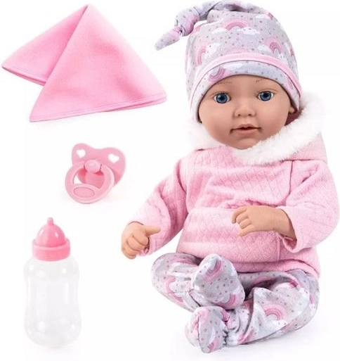 Bayer bambola reborn neonato 38 cm con accessori
