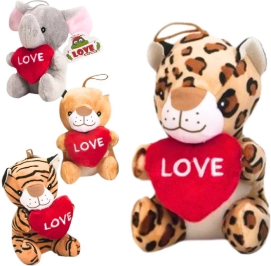peluche con cuoricino – 4 varianti