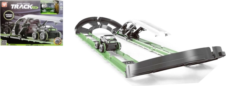 Pista per auto per bambini con macchinina a batterie