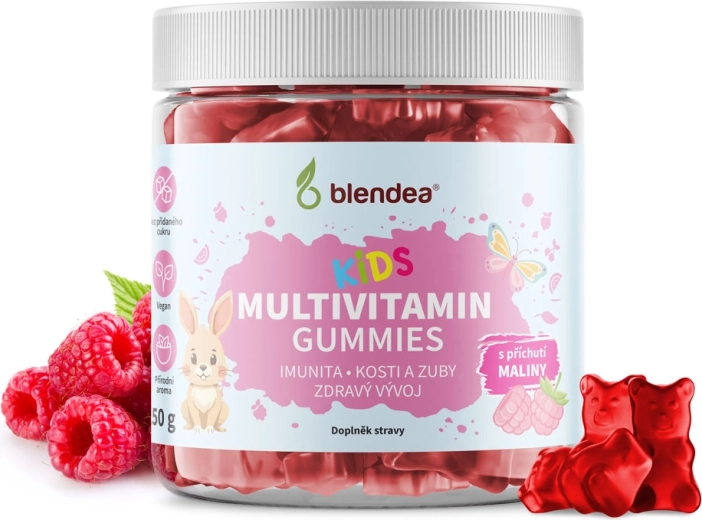 Caramelle gommose multivitaminiche Blendea per bambini 60 pz