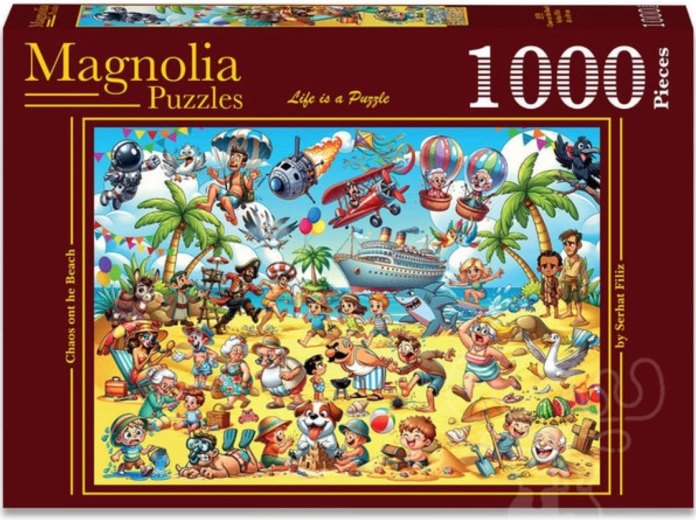 Puzzle Magnolia "Caos in spiaggia" da 1000 pezzi