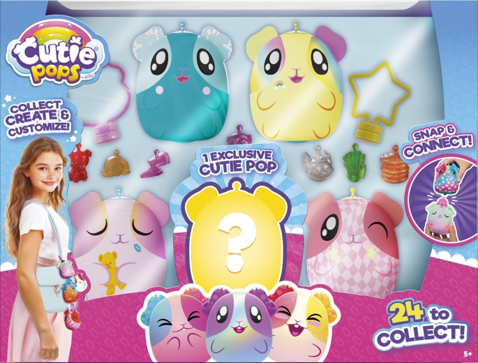 Cutie Pops set di ciondoli a sorpresa per zaino (5 pz) - più varianti