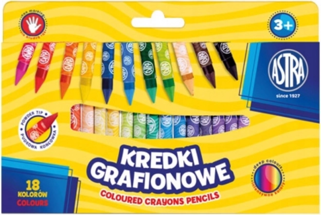 Pastelli di caolino ASTRA 18 pz