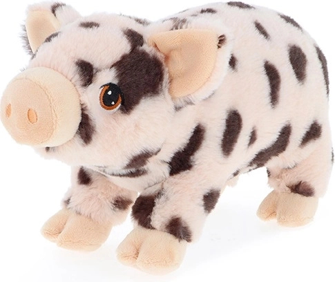 Maialino di peluche a pois Keeleco 28 cm