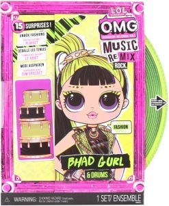 L.O.L. Surprise! OMG ReMix Rock sorellona Bhad Gurl con batteria