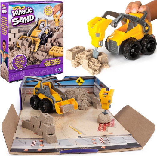 Spin Master Kinetic Sand cantiere di sabbia con camion 545 g