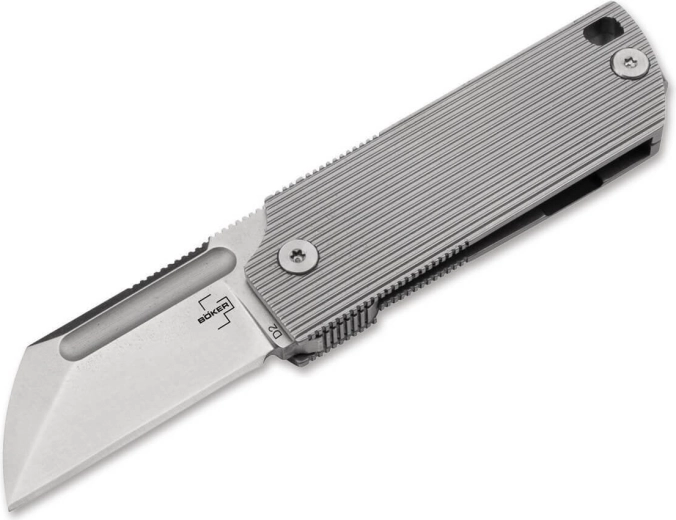 Böker Plus BabyX coltello tascabile pieghevole 4 cm, acciaio inox, clip