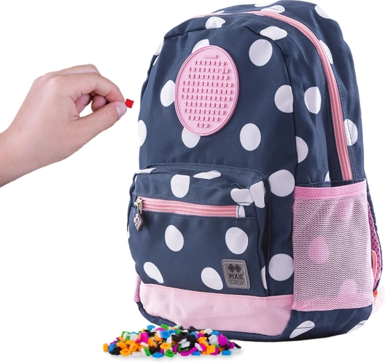 Zainetto per bambini Pixie Crew blu con pois bianchi