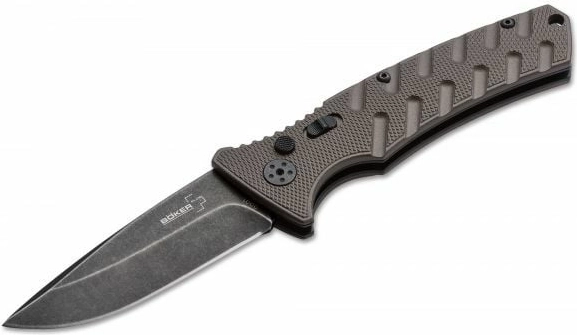 Coltello automatico Böker Plus Strike Drop Point Coyote